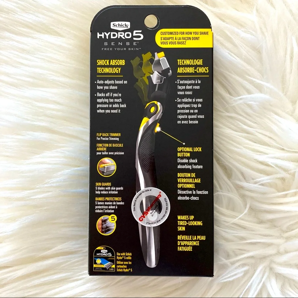 NEW Schick Hydro 5 Sense Shaving Razor